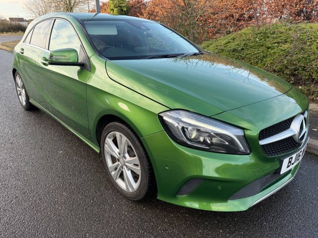 Mercedes-Benz A Class 2.1 A200d Sport Premium 5dr Auto Hatchback Diesel Elbait Green