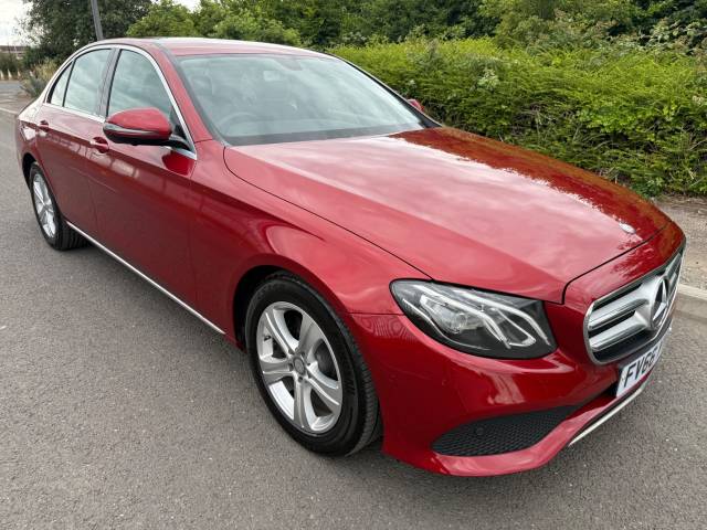 Mercedes-Benz E Class 2.0 E220d SE 4dr 9G-Tronic Saloon Diesel Hyacinth Red